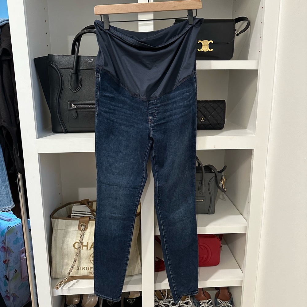 Madewell skinny maternity jeans
